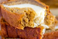 Marbled Pumpkin Cheesecake Banana Bread