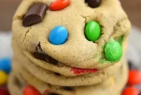 Decadent Bakery-Style M&M’s and Chocolate Chunk Cookies