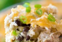 Speedy Fiesta Chicken and Rice Casserole
