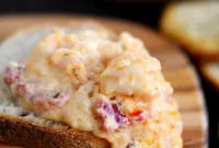 Fire-Roasted Red Pepper Shrimp Scampi Dip