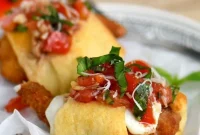 Shrimp Parmesan Crostini
