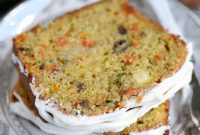Spiced Carrot Apple Zucchini Loaf