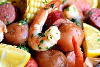 Southern Slow Cooker Shrimp Boil
