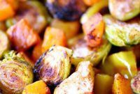 Caramelized Brussel Sprouts, Butternut Squash, and Apple Roast