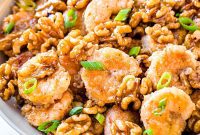 Sweet & Savory Walnut Shrimp Delight