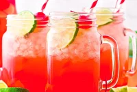 Homemade Cherry Limeade