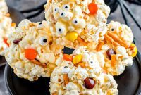 Spooktacular Popcorn Balls
