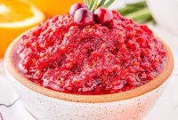Bright Cranberry Orange Relish