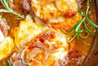 French Onion Braised Pork Chops