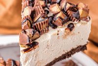 Decadent Reese’s No-Bake Peanut Butter Cheesecake