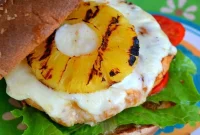 Teriyaki Glazed Pineapple Turkey Burgers