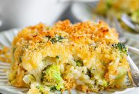 Creamy Broccoli and Rice Bake