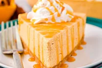 Decadent No Bake Pumpkin Cheesecake