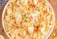 Zesty Deviled Egg Macaroni Salad