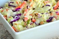 Restaurant Style Creamy Coleslaw