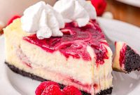 Decadent White Chocolate Raspberry Cheesecake
