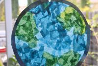 Vibrant Earth Day Stained Glass Art