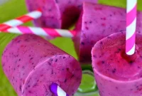 Berry Greek Yogurt FroYo Pops