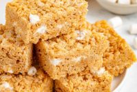 Peanut Butter Cereal Squares