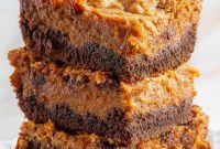 Decadent Chocolate Pumpkin Cheesecake Bars