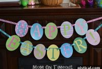 DIY Festive Easter Egg Banner