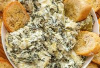 Simply Irresistible Crockpot Spinach Artichoke Dip