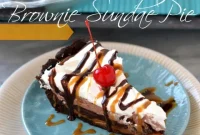 Decadent Brownie Sundae Pie