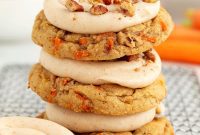 Cream Cheese Frosted Carrot Cookies