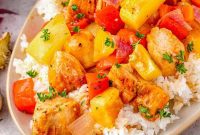 Pineapple Glazed Island Chicken