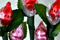 Hersheys Kisses Roses Sweet Valentines Bliss