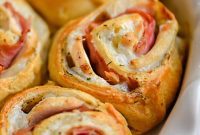 Savory Chicken Cordon Bleu Crescents