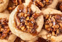 Caramel Pecan Cookie Pies