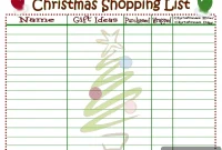 Your Printable Christmas Gift Planner