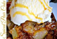 Golden Pear Spice Cake