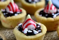 Decadent Dark Chocolate Peppermint Cookie Cups