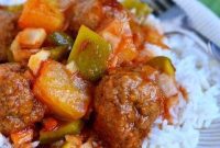 Grandma’s Signature Sweet and Sour Meatballs