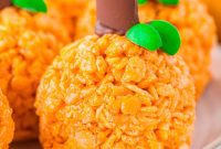 Autumn Pumpkin Krispie Treats
