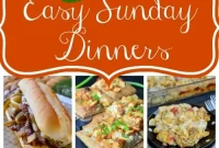 24 Stress-Free Sunday Suppers