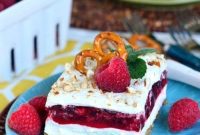 Raspberry Pretzel Delight