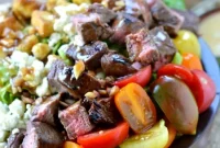 Honey Balsamic Grilled Steak Salad