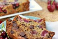 Ruby Chocolate Cherry Banana Loaf