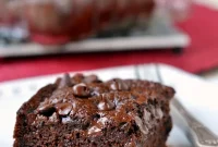 Moist Chocolate Banana Applesauce Cake