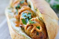 Hearty Tuscan Chicken Meatball Subs