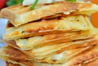 Loaded Potato Bacon Cheese Waffles
