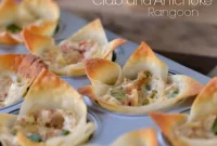Golden Baked Crab and Artichoke Puffs