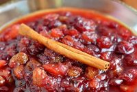 Warmly Spiced Slow Cooker Cranberry Relish