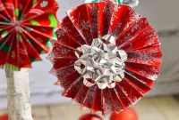Crafting Gift Wrap Medallions