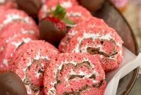 Crispy Strawberry Chocolate Swirls