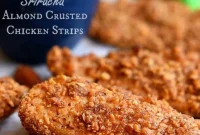 Crispy Sriracha Almond Chicken Tenders