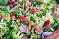Zesty Broccoli Salad with Crispy Bacon